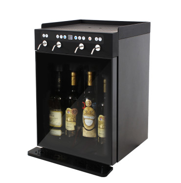 VinoTek VT4i pro čtyři láhve vína s externím vstupem na plyn