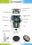 Drtič odpadu DELUXE EVO3, řez drtičem a popis hlavních částí